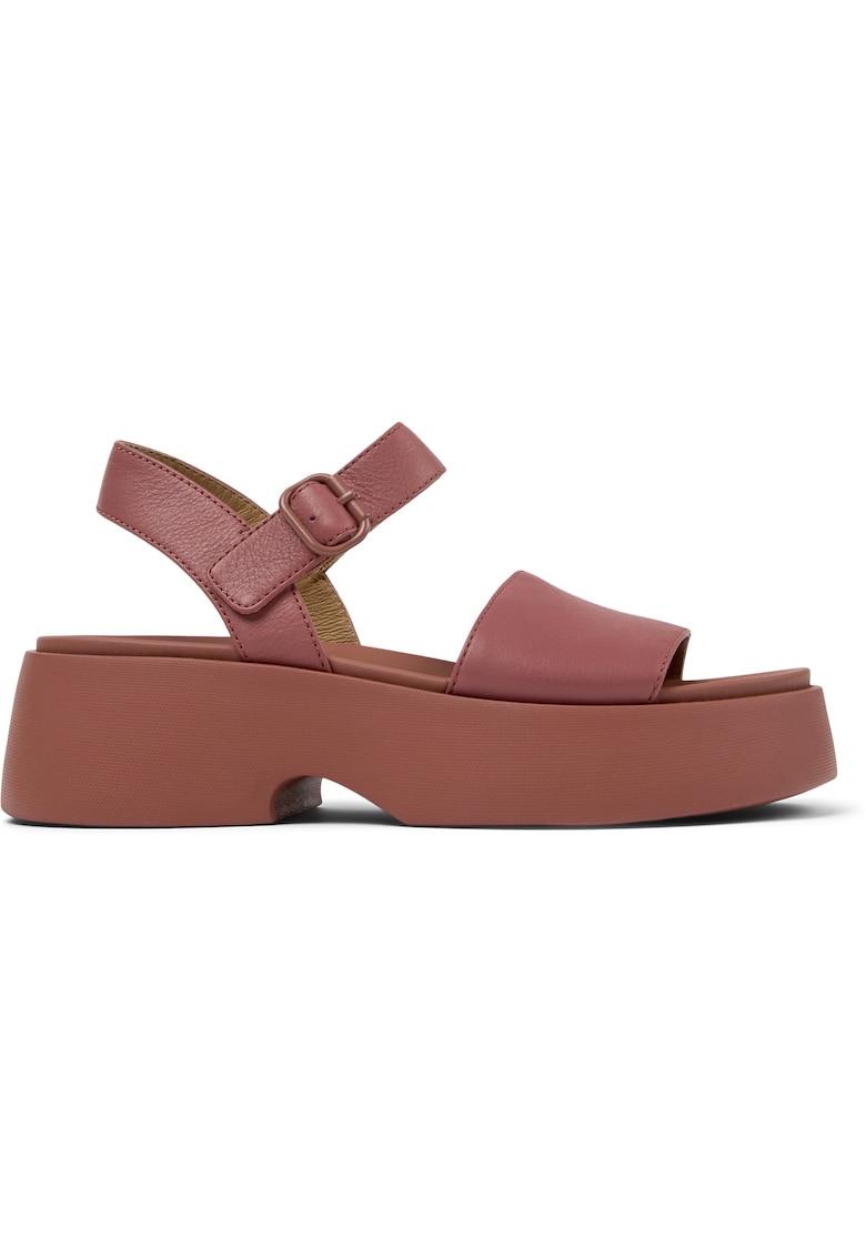 Sandale din piele cu talpa demi-wedge Tasha 1 Sandale din piele cu talpa demi-wedge Tasha