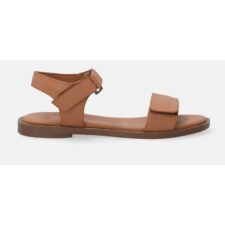 Sandale din piele cu talpa joasa si velcro