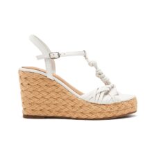 Sandale din piele cu talpa wedge Castine