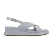 Sandale din piele cu talpa wedge Heffin