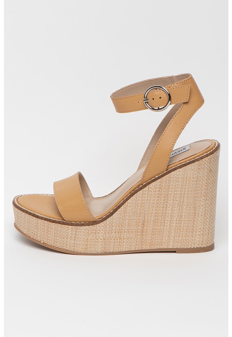 Sandale din piele cu talpa wedge Zandra 1 Sandale din piele cu talpa wedge Zandra