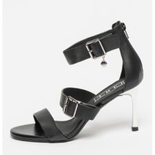 Sandale din piele cu toc Ellie