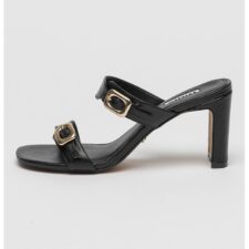 Sandale din piele cu toc cuban Mariano