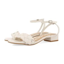 Sandale din piele cu toc masiv Craibas