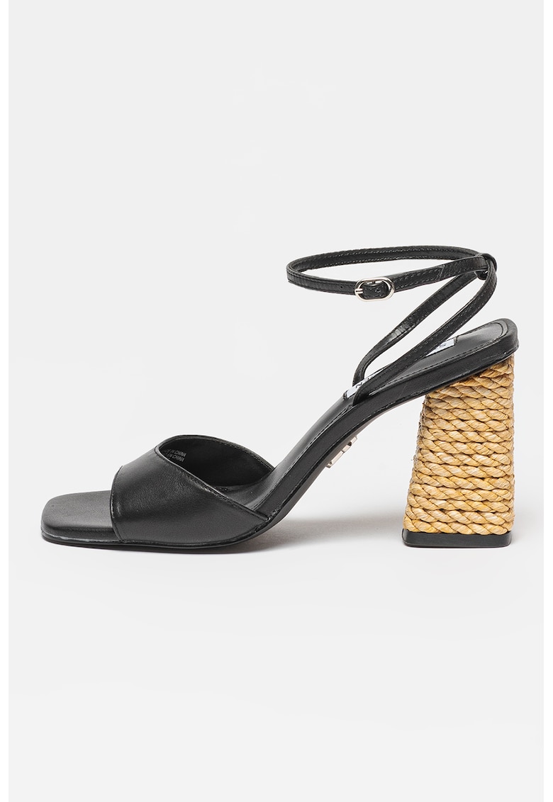 Sandale din piele cu toc masiv Rozlyn 1 Sandale din piele cu toc masiv Rozlyn