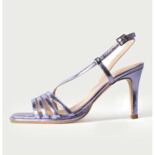 Sandale din piele cu toc stiletto -