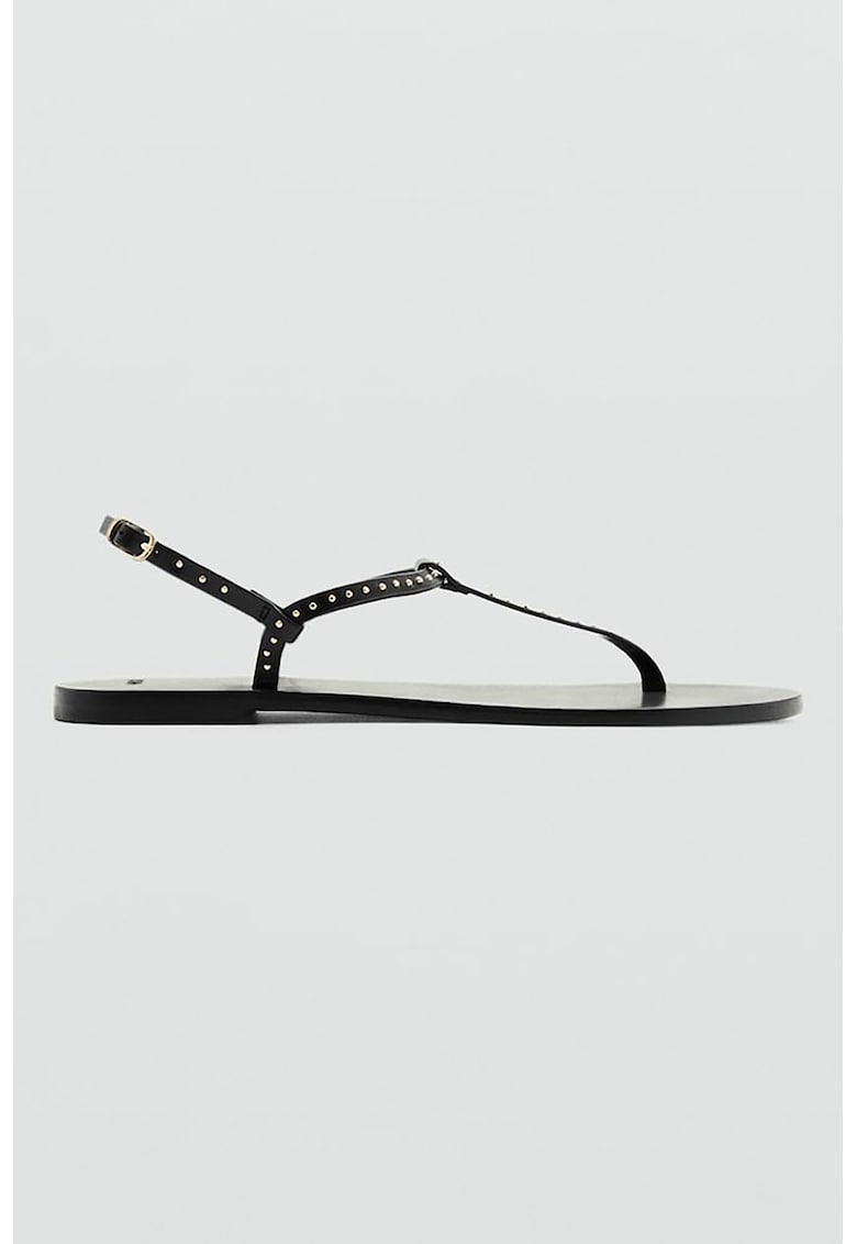 Sandale din piele din piele cu tinte 1 Sandale din piele din piele cu tinte