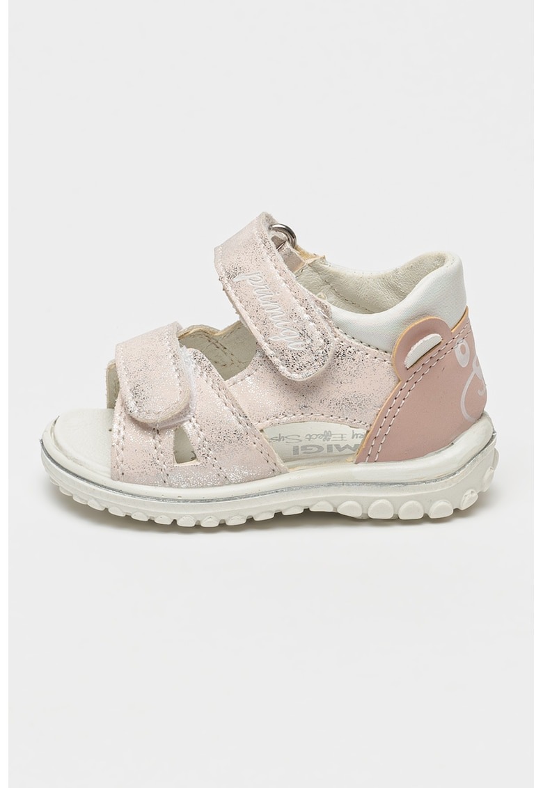 Sandale din piele ecologica cu accente stralucitoare 1 Sandale din piele ecologica cu accente stralucitoare