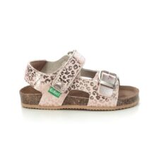 Sandale din piele ecologica cu animal print