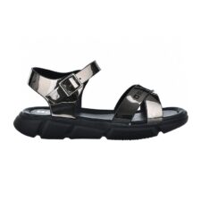 Sandale din piele ecologica cu bareta ajustabila