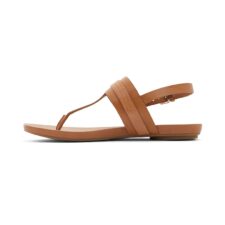 Sandale din piele ecologica cu bareta in T Gannamaryn