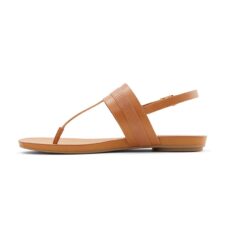 Sandale din piele ecologica cu bareta separatoare Pandra
