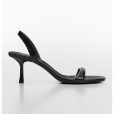 Sandale din piele ecologica cu bareta slingback Gros