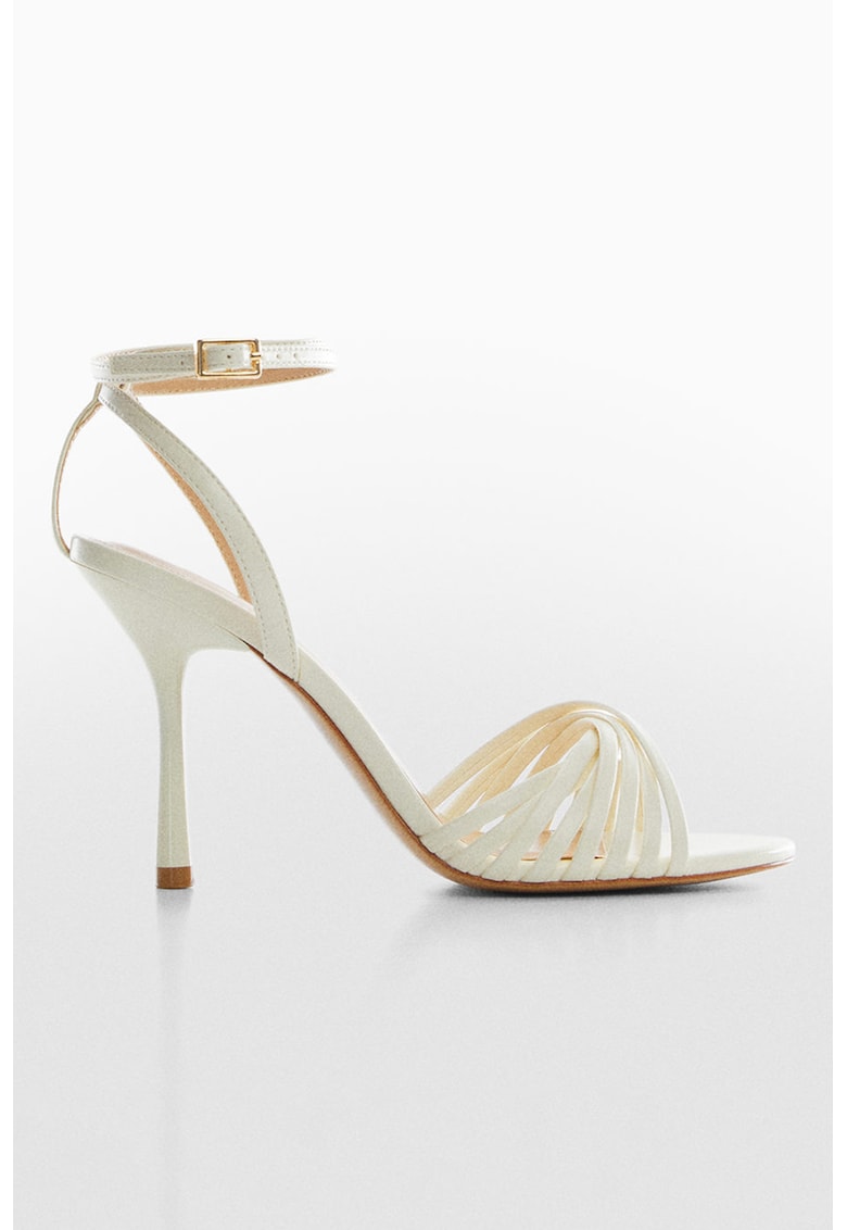 Sandale din piele ecologica cu barete multiple Vicky 1 Sandale din piele ecologica cu barete multiple Vicky