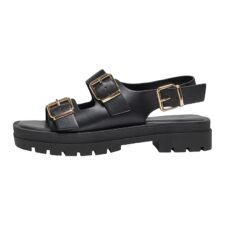 Sandale din piele ecologica cu catarame