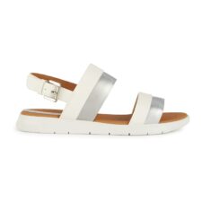 Sandale din piele ecologica cu detalii metalizate