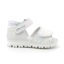 Sandale din piele ecologica cu detalii stralucitoare