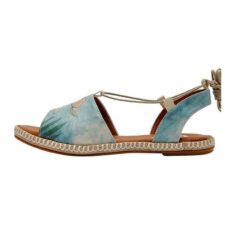 Sandale din piele ecologica cu model Caretta