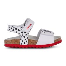 Sandale din piele ecologica cu model cu 101 dalmatieni
