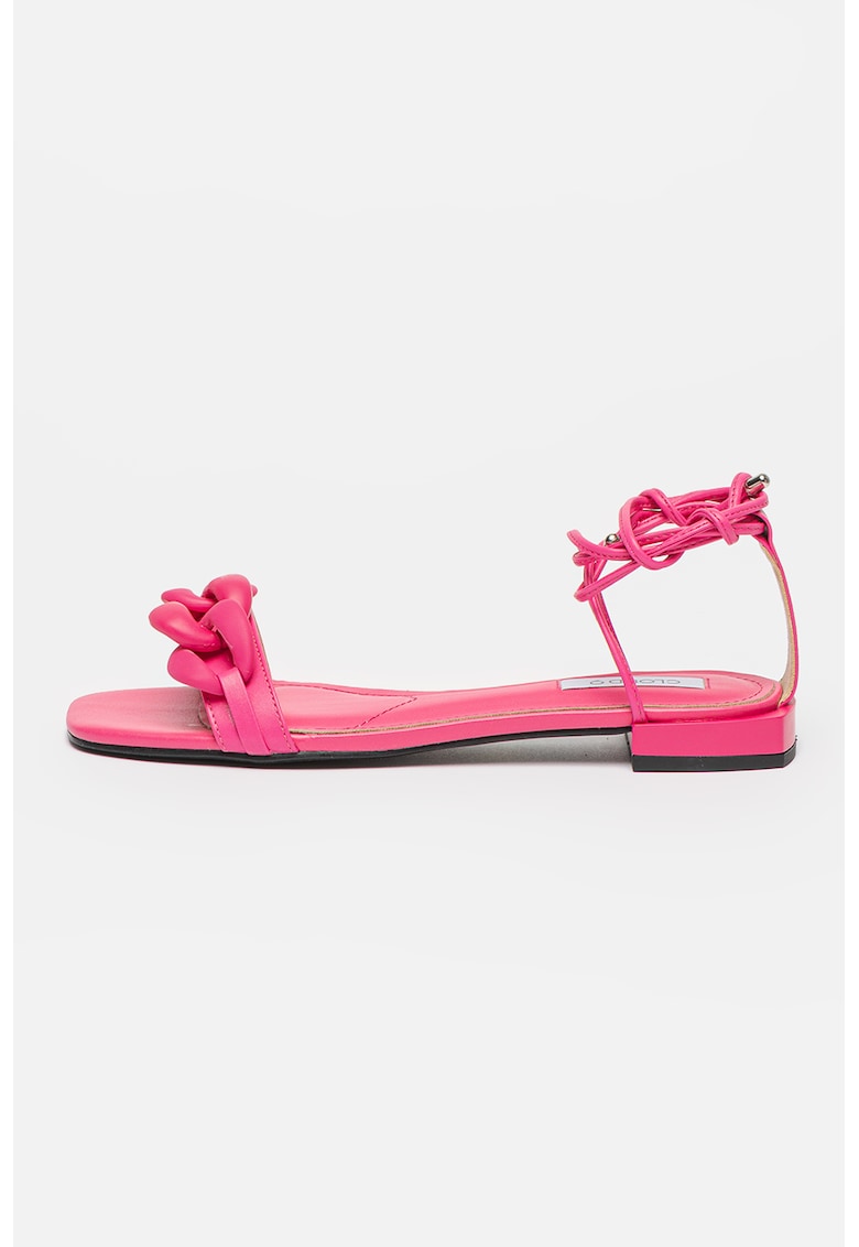 Sandale din piele ecologica cu sireturi Narra 1 Sandale din piele ecologica cu sireturi Narra