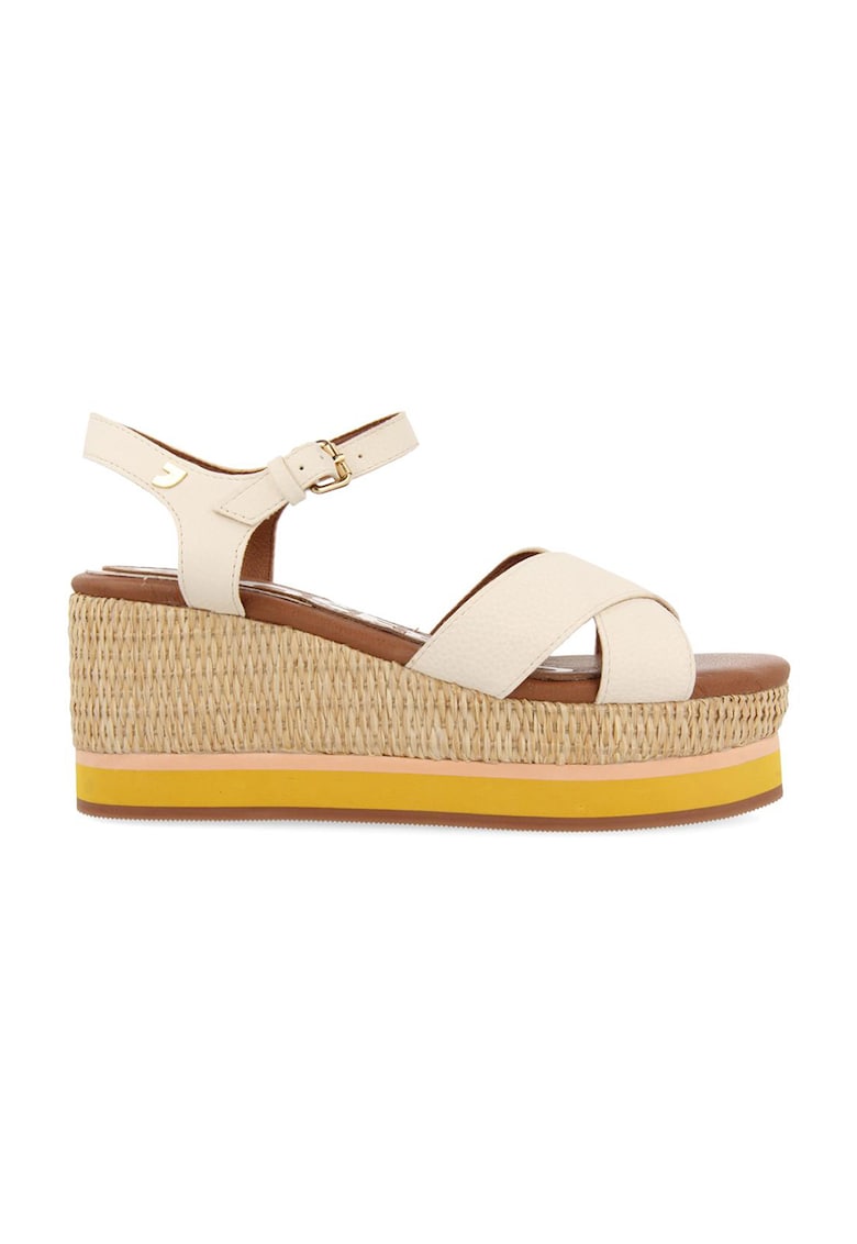 Sandale din piele ecologica cu talpa wedge Seget 1 Sandale din piele ecologica cu talpa wedge Seget