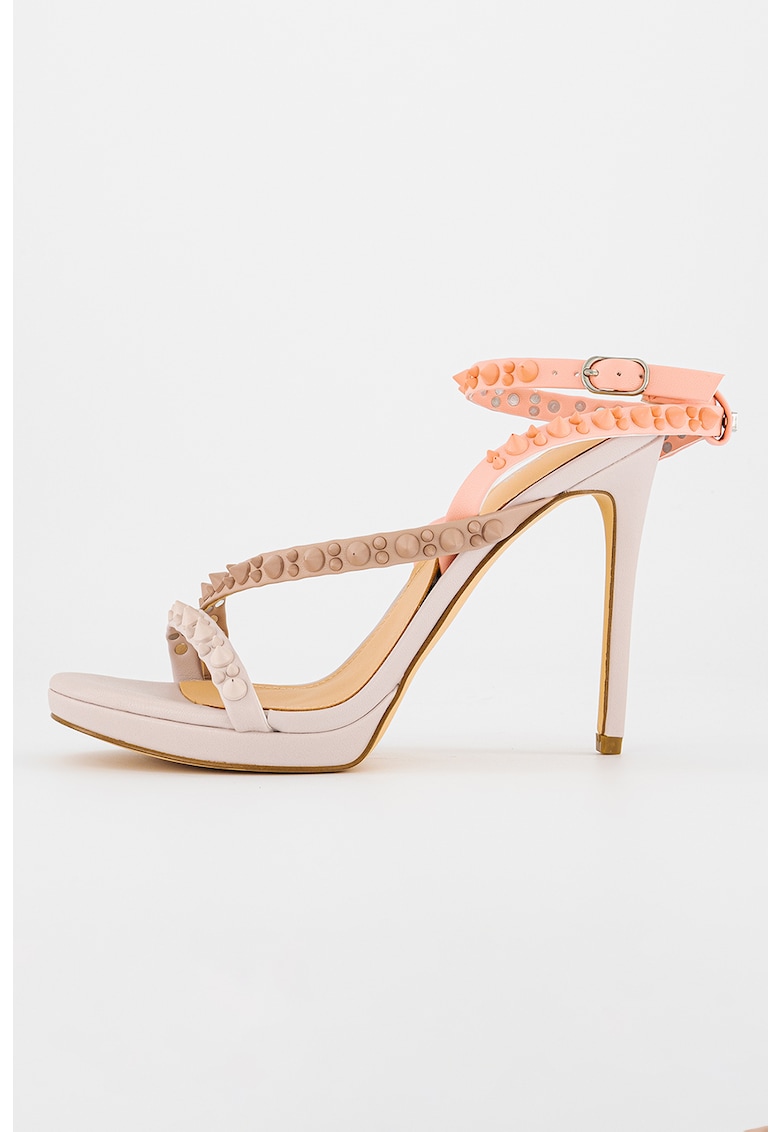 Sandale din piele ecologica cu tinte Kaiha 1 Sandale din piele ecologica cu tinte Kaiha