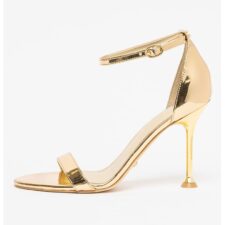 Sandale din piele ecologica cu toc