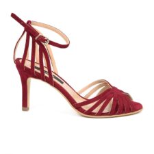 Sandale din piele intoarsa Sangria