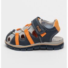 Sandale din piele intoarsa cu insertii din plasa