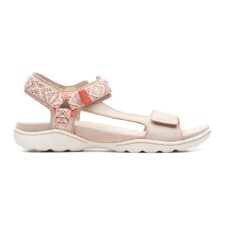 Sandale din piele intoarsa cu model etnic