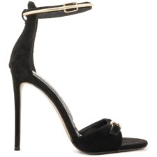 Sandale din piele intoarsa cu toc stiletto Tasia