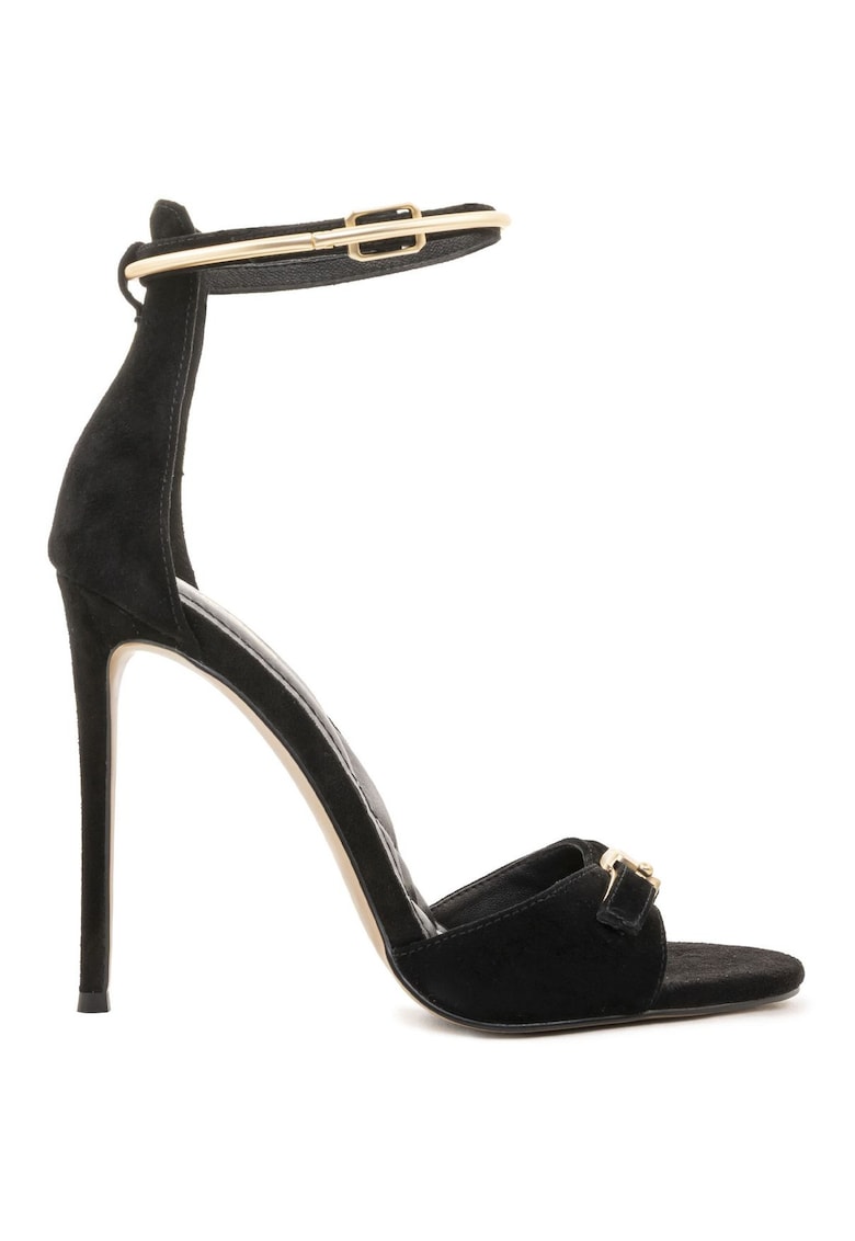 Sandale din piele intoarsa cu toc stiletto Tasia 1 Sandale din piele intoarsa cu toc stiletto Tasia