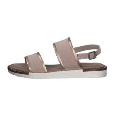 Sandale din piele intoarsa ecologica cu detalii stralucitoare