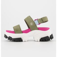 Sandale din piele nabuc cu aspect masiv Adley Way