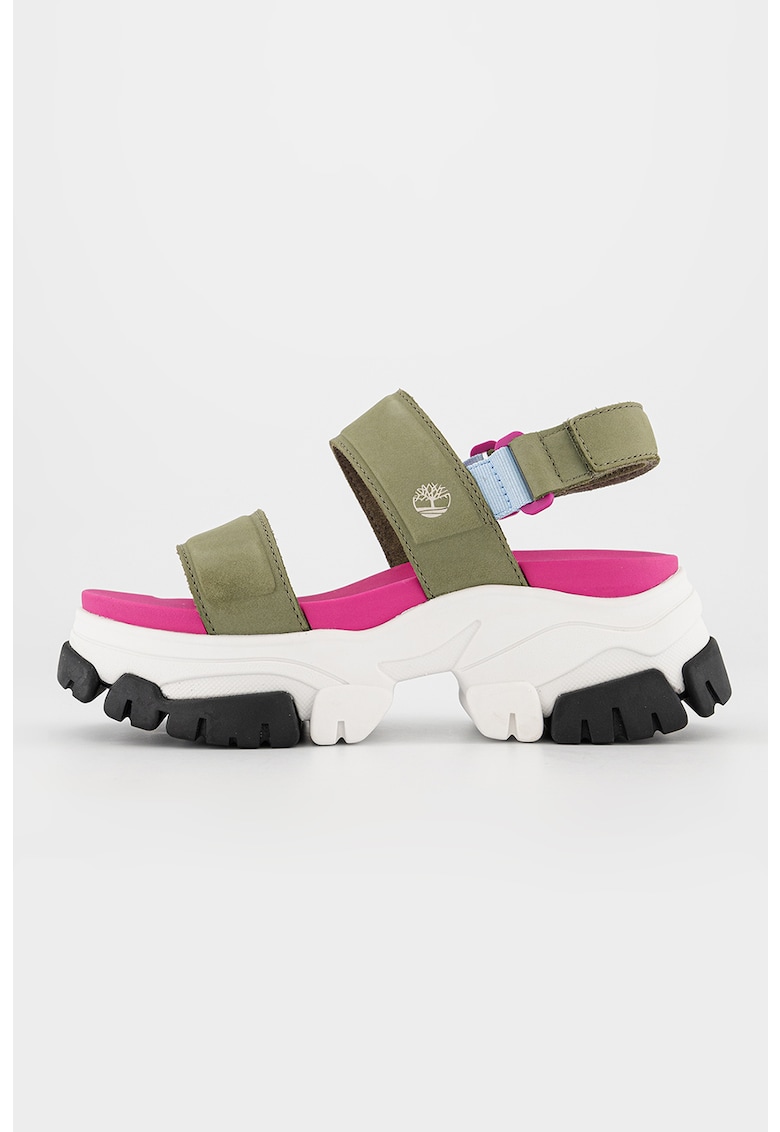 Sandale din piele nabuc cu aspect masiv Adley Way 1 Sandale din piele nabuc cu aspect masiv Adley Way