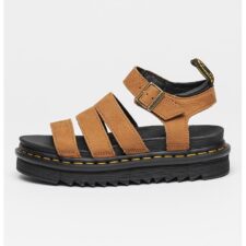 Sandale din piele nabuc cu talpa flatform Blaire