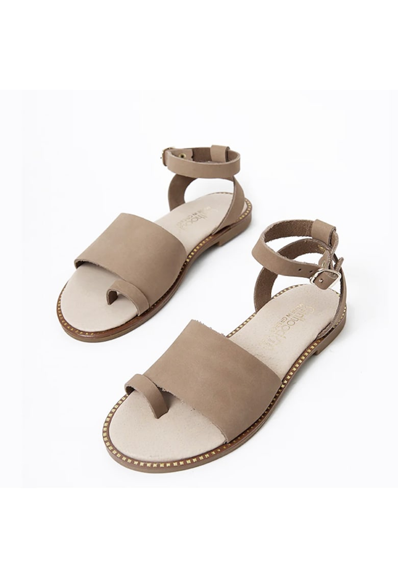 Sandale din piele naturala bej LH-360 M4 12985 1 Sandale din piele naturala bej LH-360 M4 12985