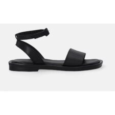 Sandale din piele naturala cu varf patrat