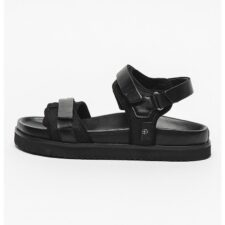 Sandale din piele si material textil Nalha