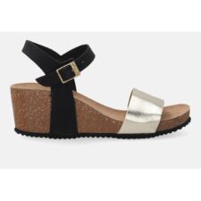 Sandale din piele si piele nabuc