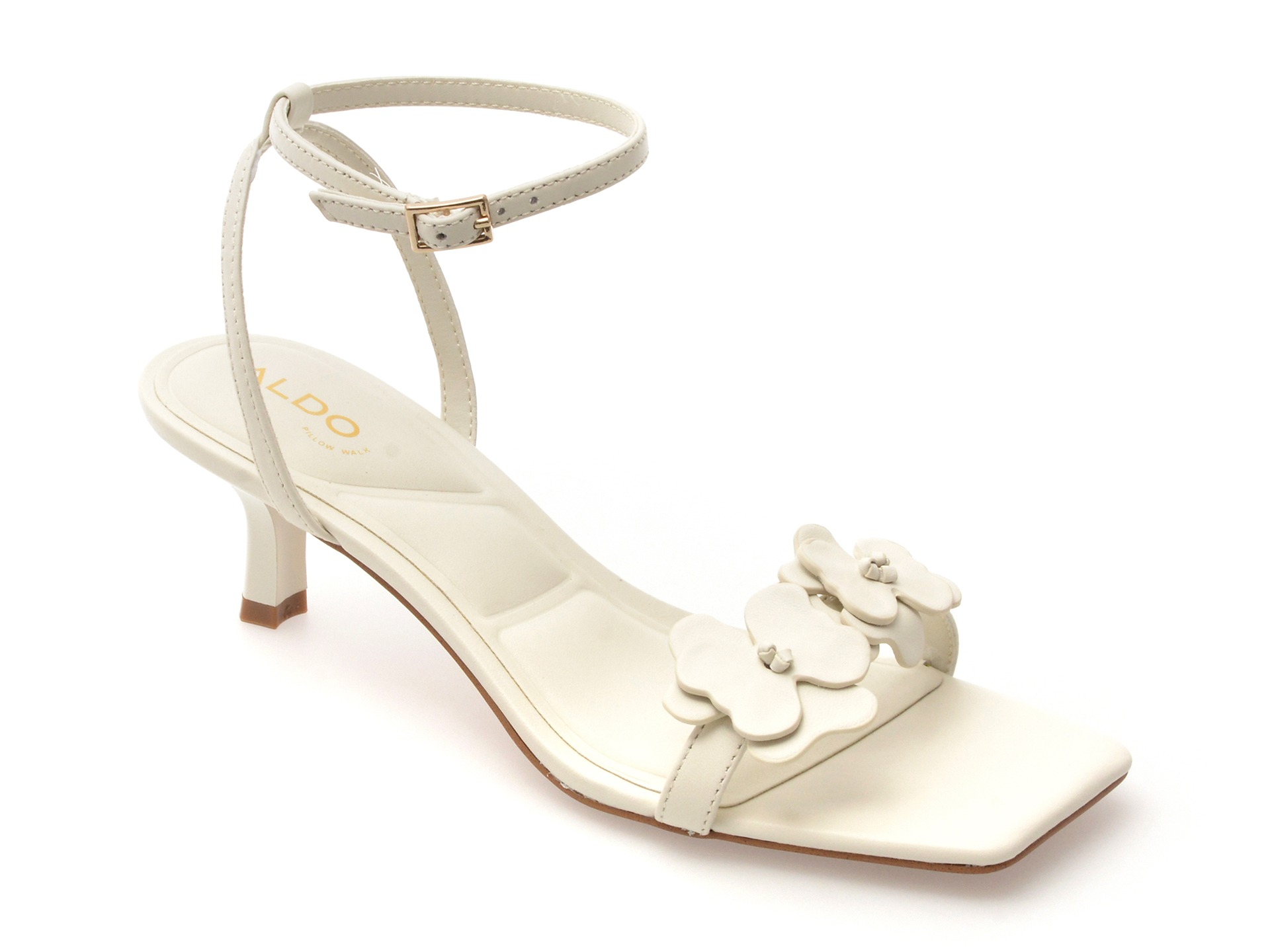 Sandale elegante ALDO albe, 13964638, din piele naturala 1 Sandale elegante ALDO albe