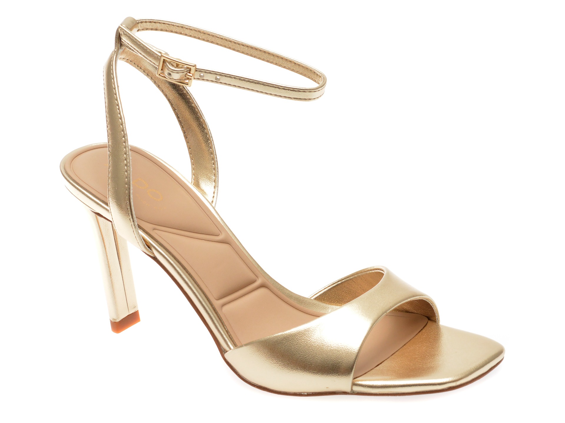 Sandale elegante ALDO aurii, SAKE 711, din piele ecologica 1 Sandale elegante ALDO aurii