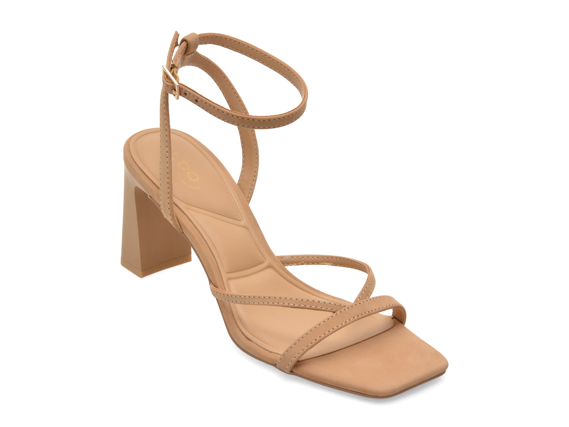 Sandale elegante ALDO bej, STELLARE 271, din nabuc 1 Sandale elegante ALDO bej