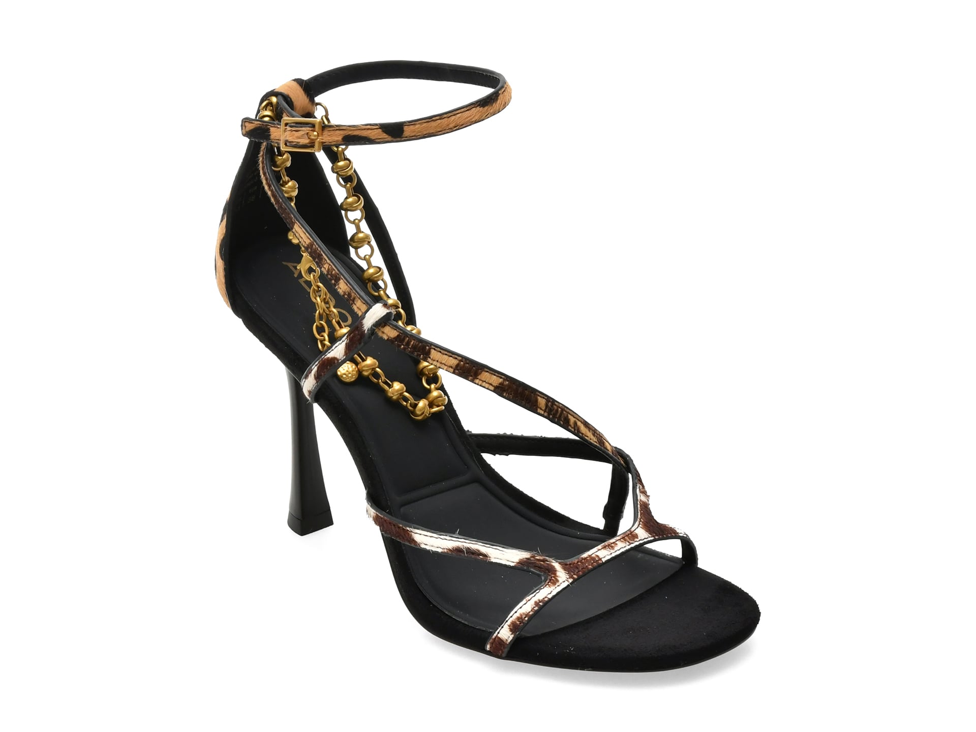 Sandale elegante ALDO maro, 14509379, din piele naturala 1 Sandale elegante ALDO maro