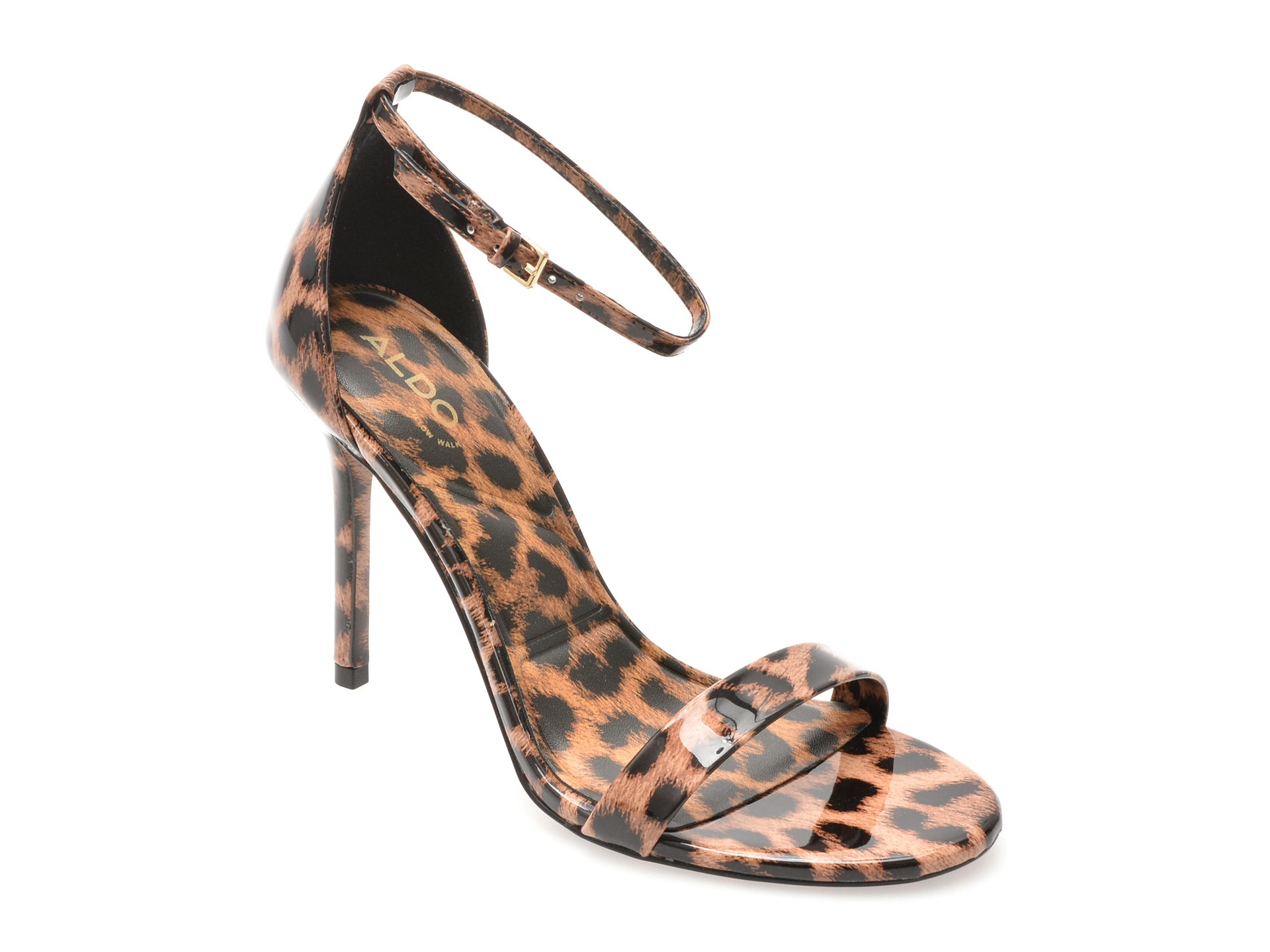 Sandale elegante ALDO maro, JACYNTHE 967, din piele ecologica 1 Sandale elegante ALDO maro