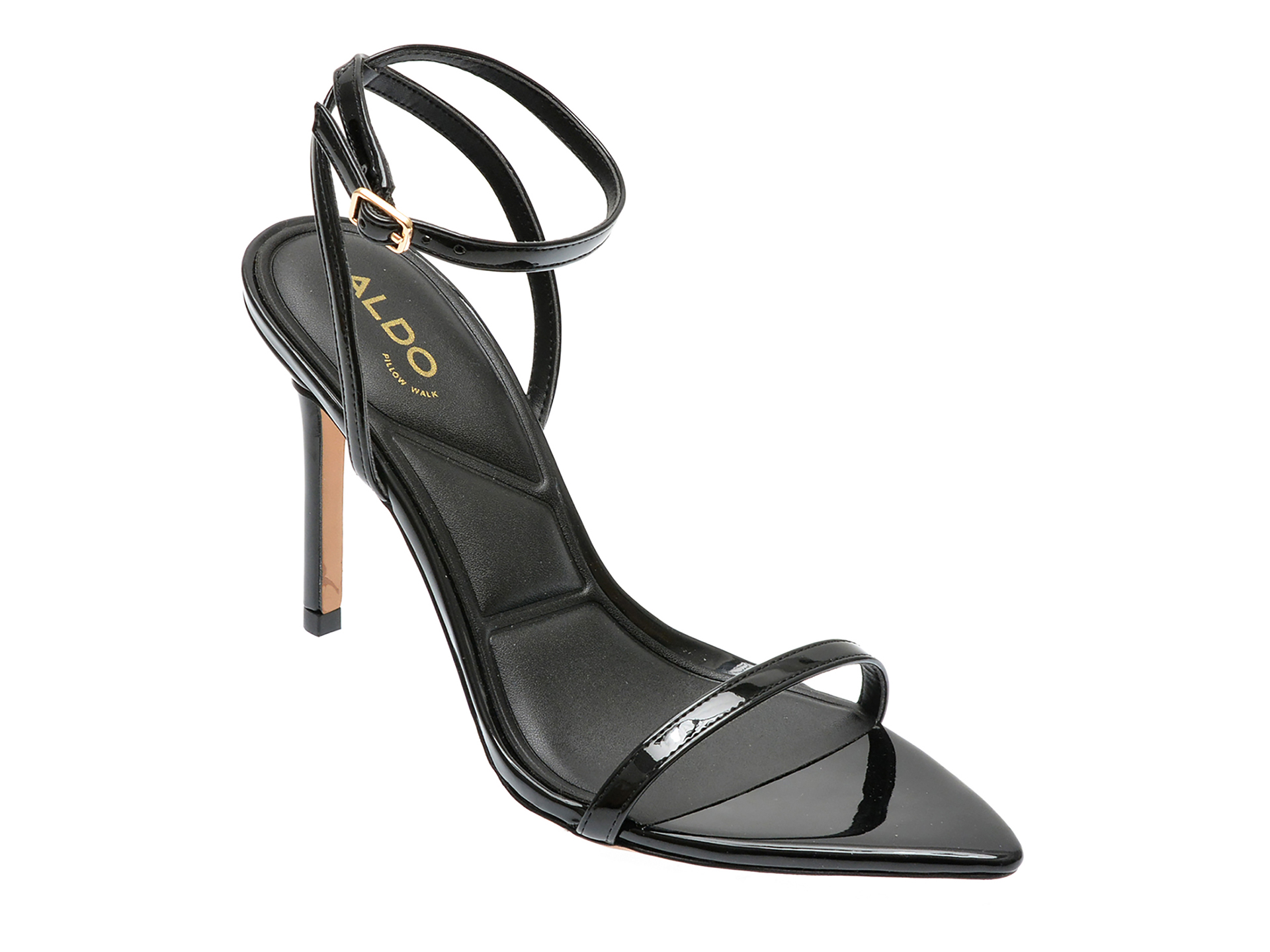 Sandale elegante ALDO negre, 13707790, din piele ecologica 1 Sandale elegante ALDO negre