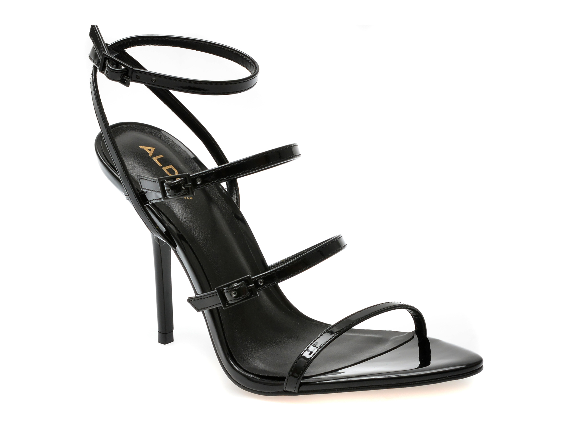 Sandale elegante ALDO negre, 13722730, din piele ecologica 1 Sandale elegante ALDO negre