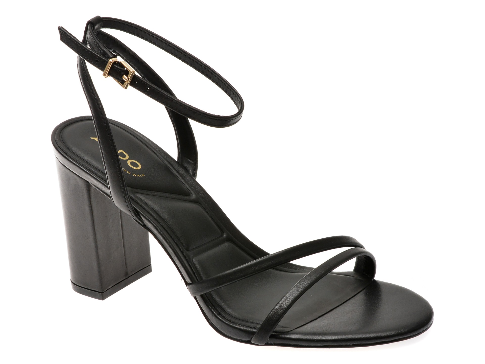 Sandale elegante ALDO negre, 13741551, din piele naturala 1 Sandale elegante ALDO negre