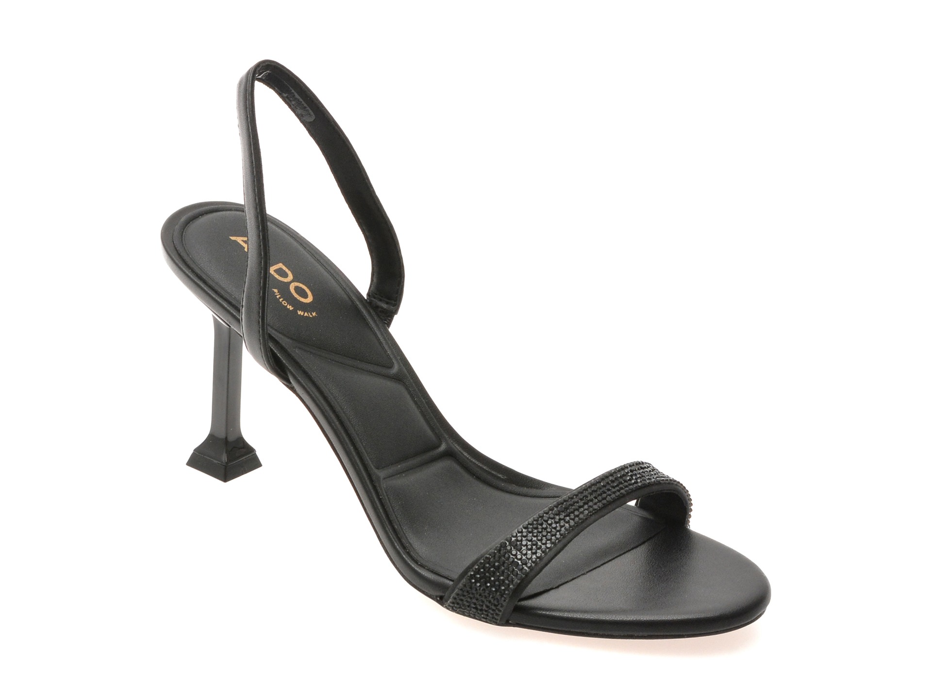 Sandale elegante ALDO negre, RADIANCE 001, din piele ecologica 1 Sandale elegante ALDO negre