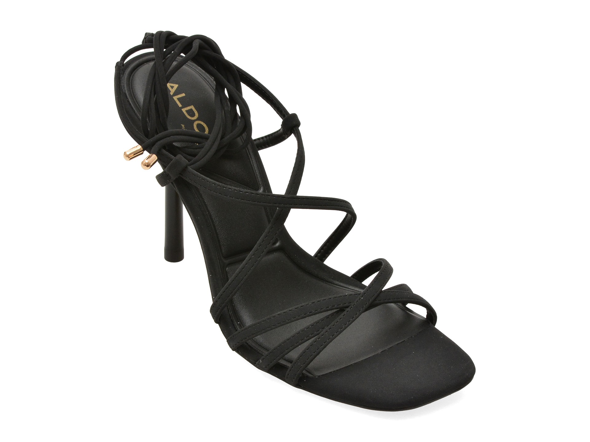 Sandale elegante ALDO negre, TALYIA 007, din piele ecologica 1 Sandale elegante ALDO negre